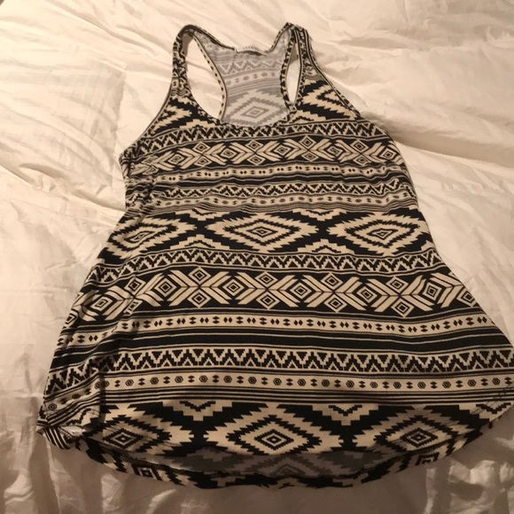 Aztec Print Racerback Tank - Picture 1 of 4